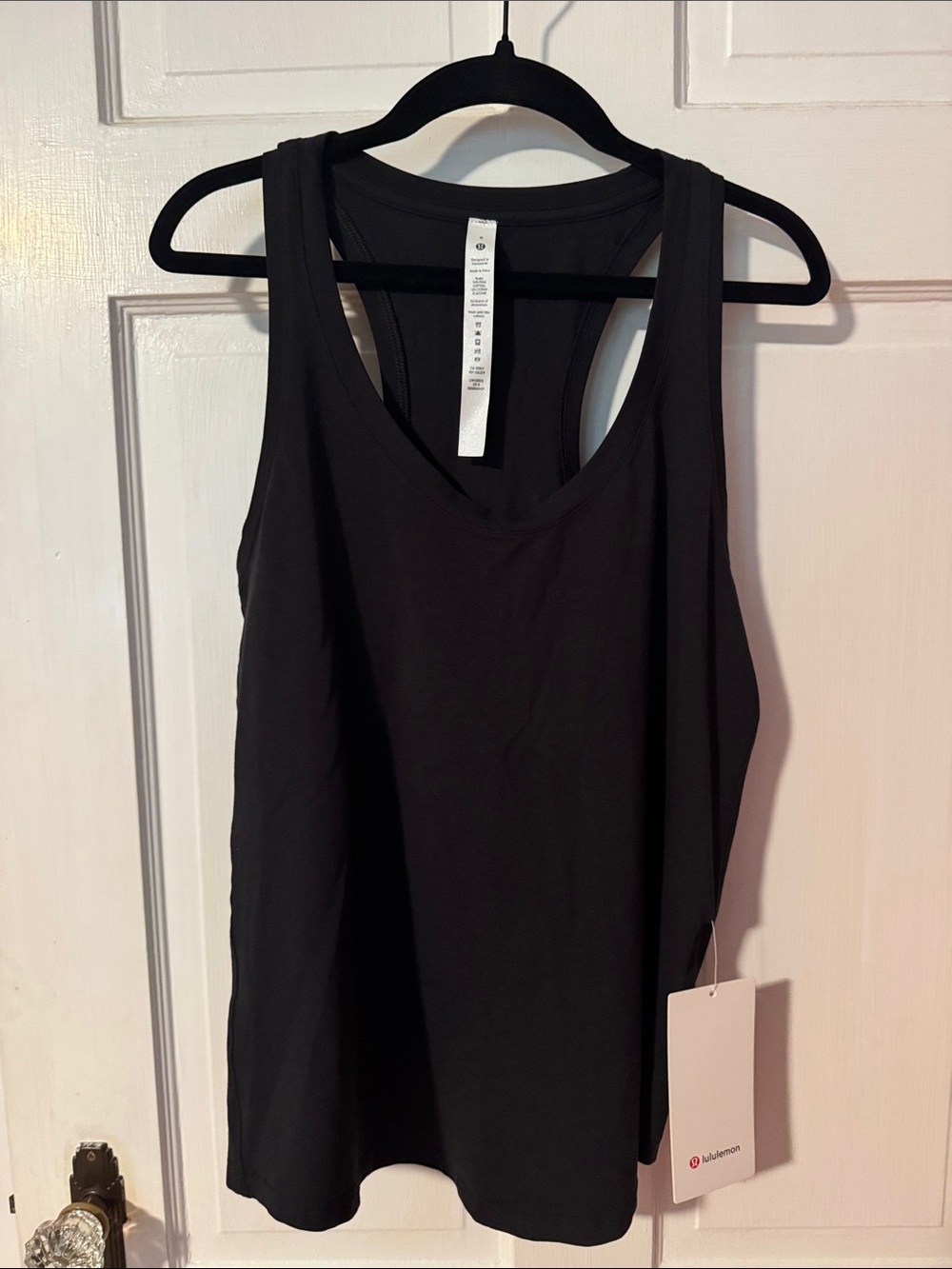 NWT Lululemon athletica Love Tank Black Racerback Size 6
